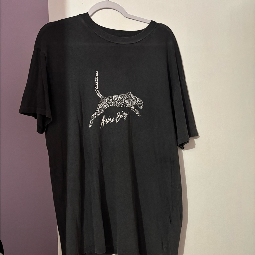 Anine Bing Charcoal Tee